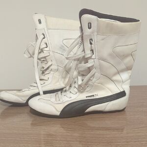 Puma Ring White High Top Sneakers